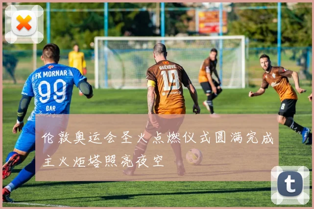 伦敦奥运会圣火点燃仪式圆满完成主火炬塔照亮夜空